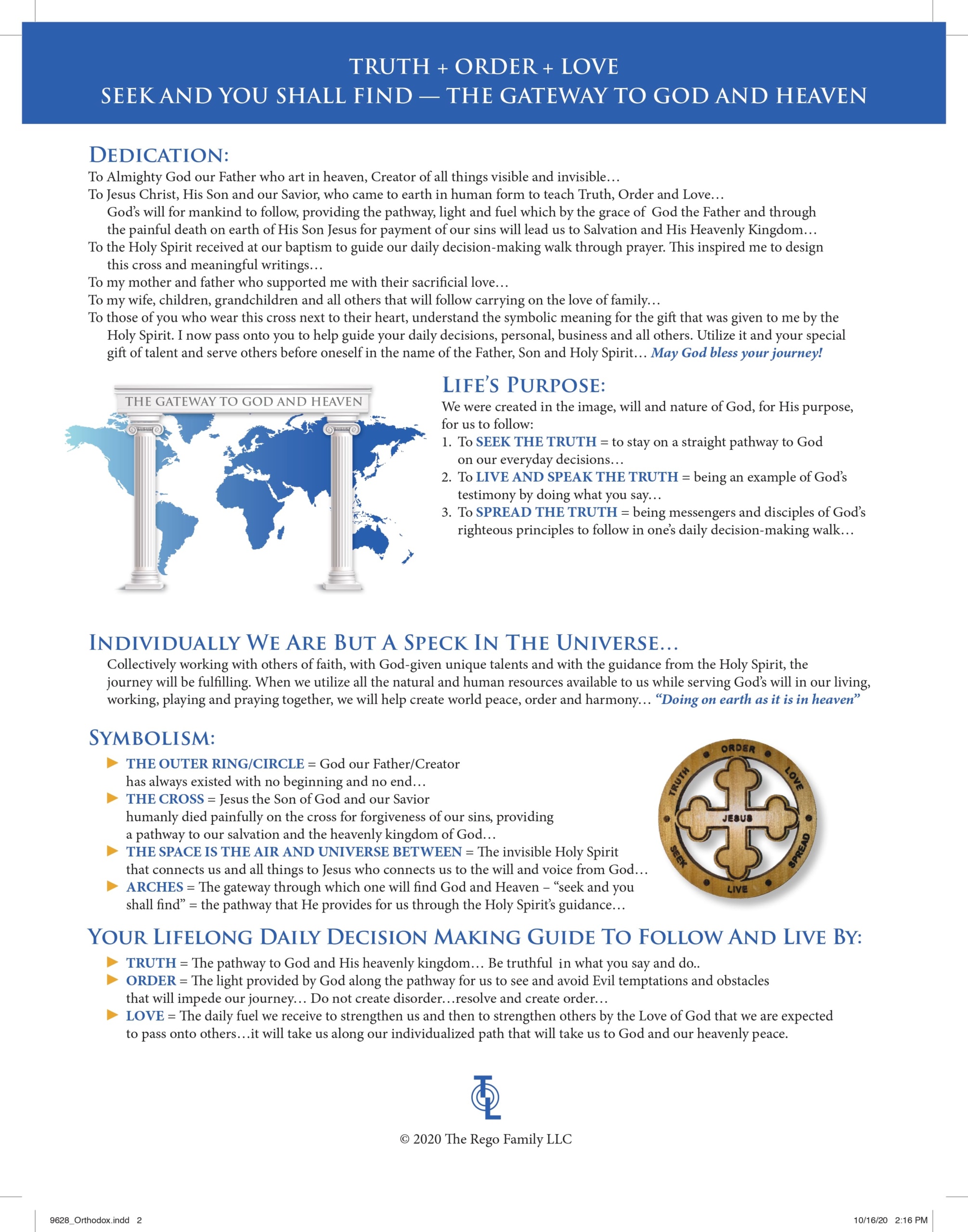 A page of information about the universal passport.